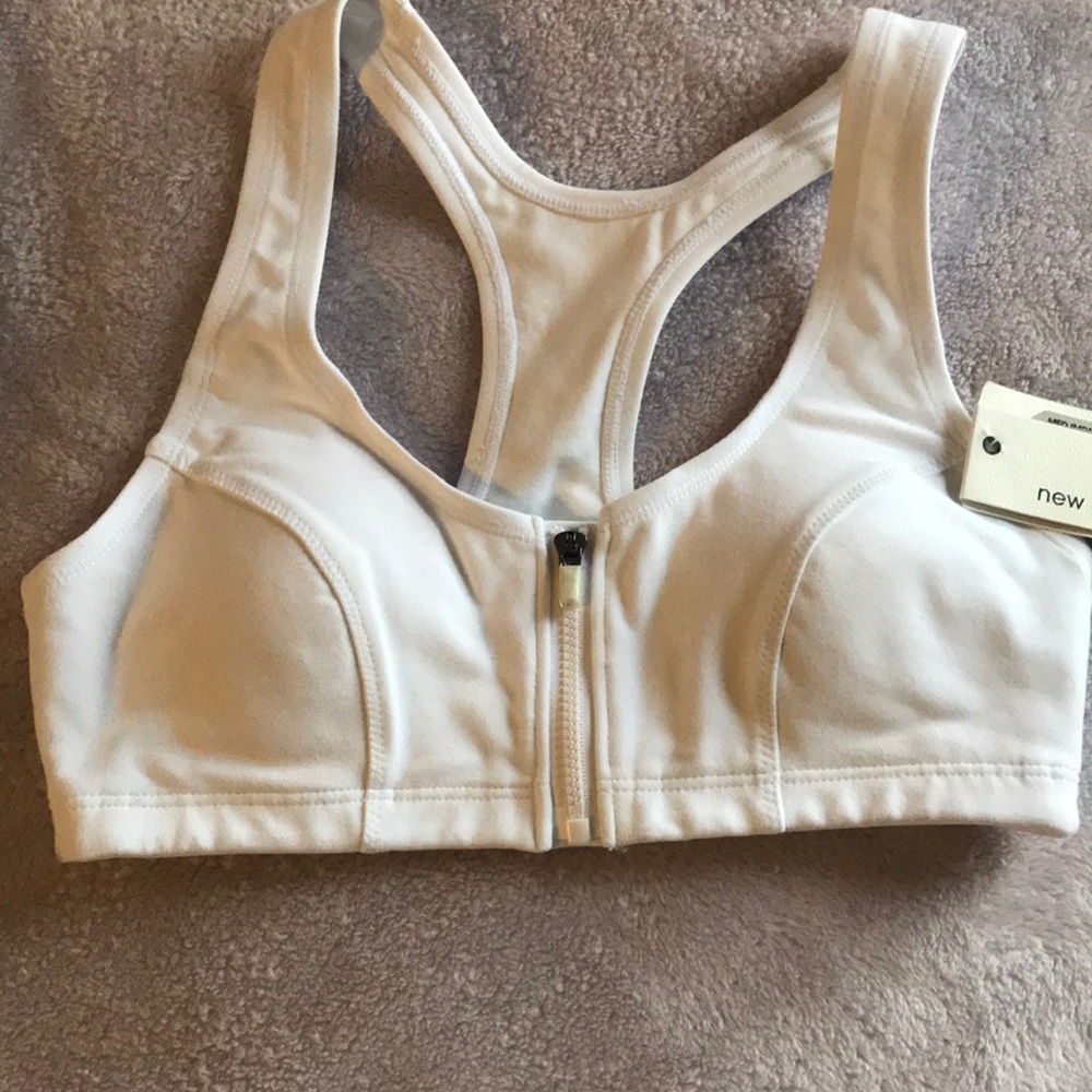 New Balance x J.Crew med impact sports bra